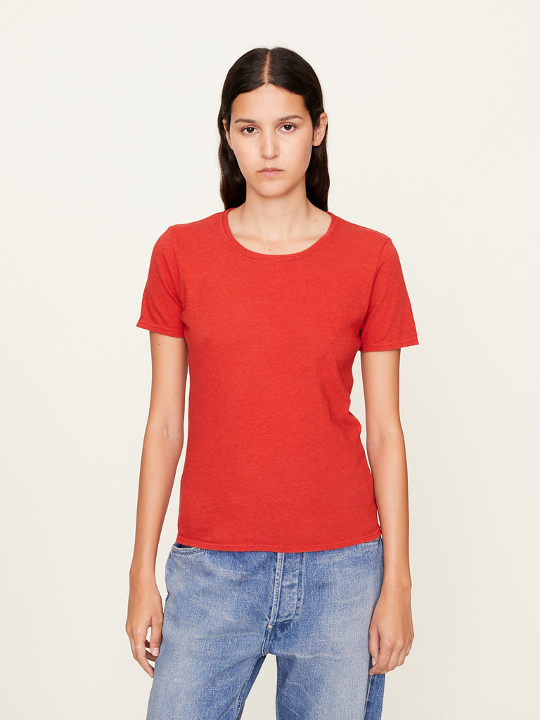 Kapital - Gauze Jersey Chagun T-Shirt in Red