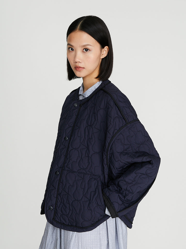 Konrad - Irmi Reversible Jacket in Black/Navy