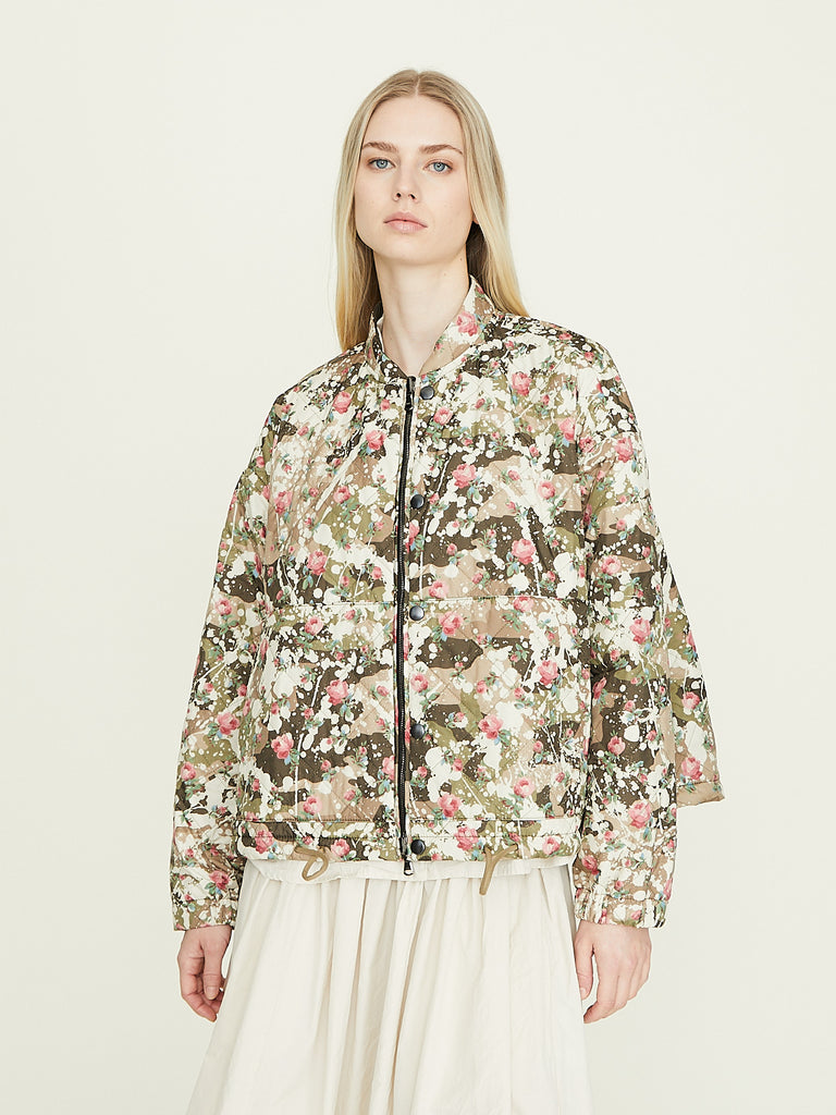 Konrad Anni Jacket in Roses Dripping/Camel with Khaki/Orange Liniing