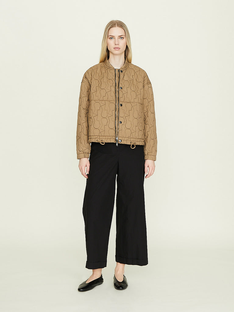 Konrad Anni Jacket in Uni/Camel with Black/Khaki Lining