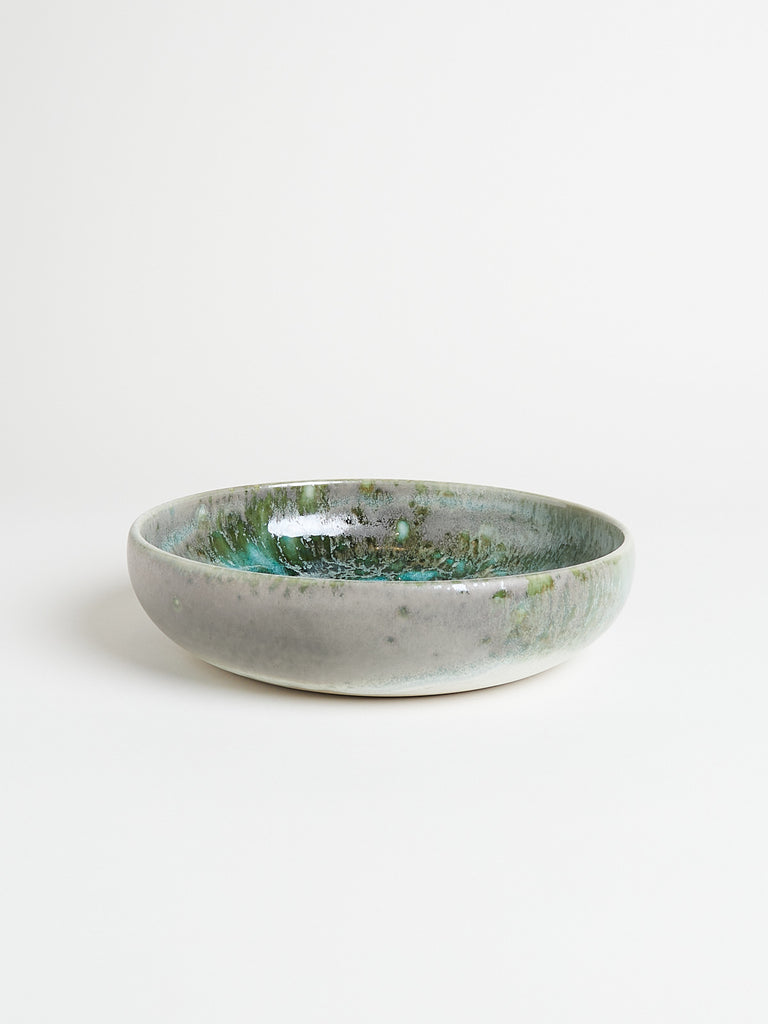 K.H. Würtz - Large Shallow Bowl Shape #13 in Green