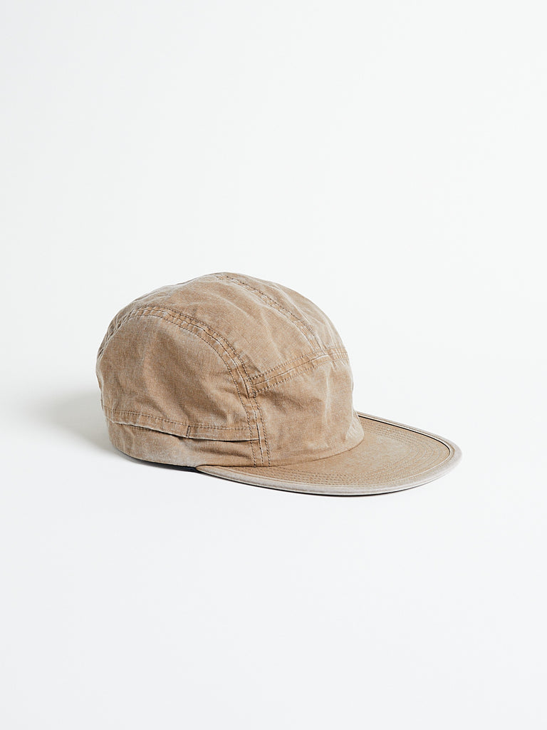 Kijima Takayuki - Pigment Coated Jet Cap in Camel