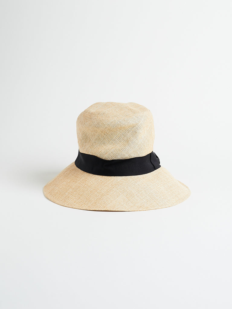 Kijima Takayuki - Paper Cloth High Crown Hat in Beige