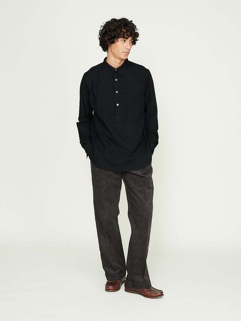 Taiga Takahashi - Lot.103 Work Shirt P/O in Black