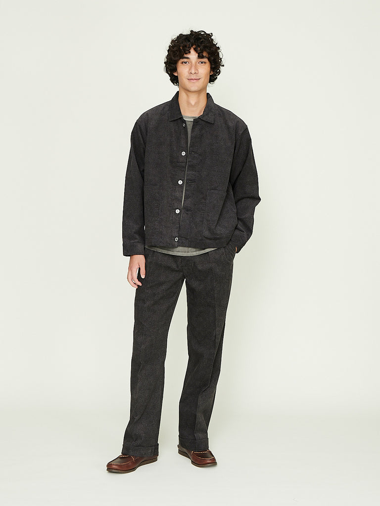 Taiga Takahashi - Lot.303 Coverall Jacket in Melange Charcoal