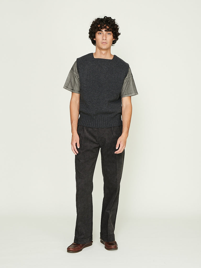 Taiga Takahashi - Lot.528 A.R.C Vest in Charcoal