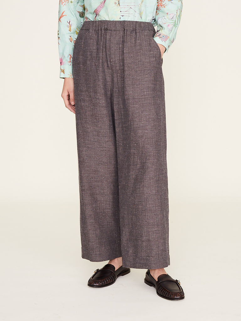 Arts & Science - Standard Easy Wide Pants in Mix Dark Grey