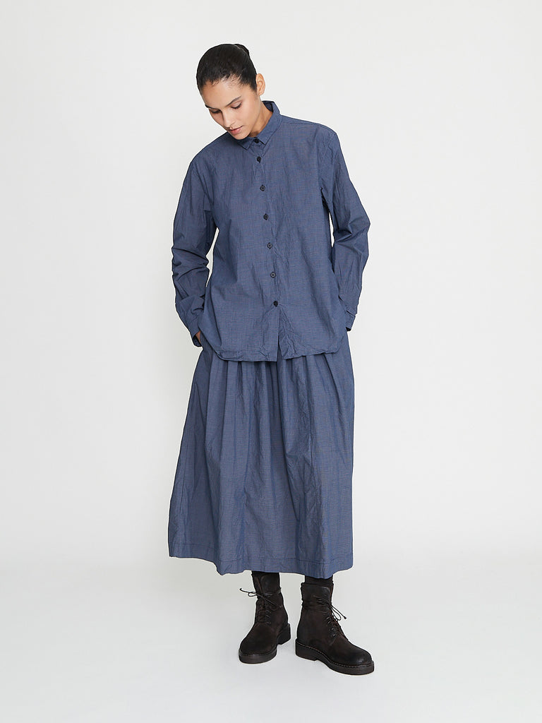 Bergfabel - Farmer Skirt in Micro Check
