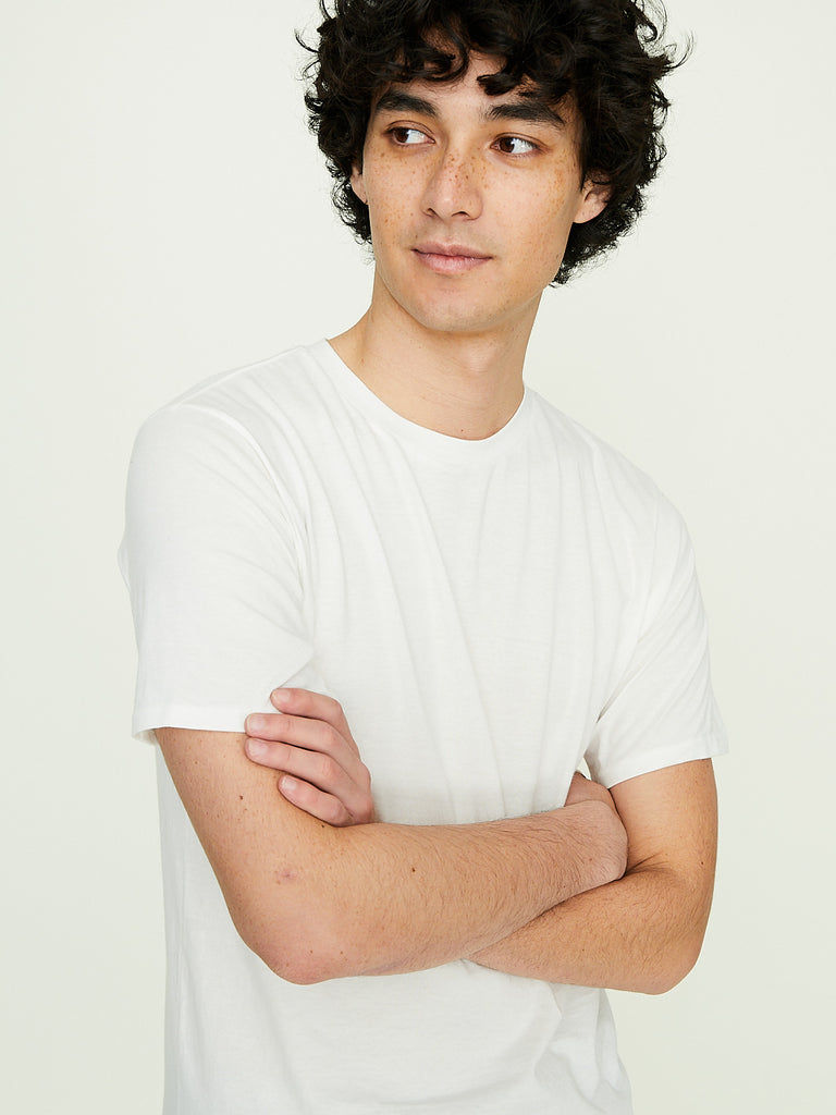 Malu - Dylan Mens Tee in White