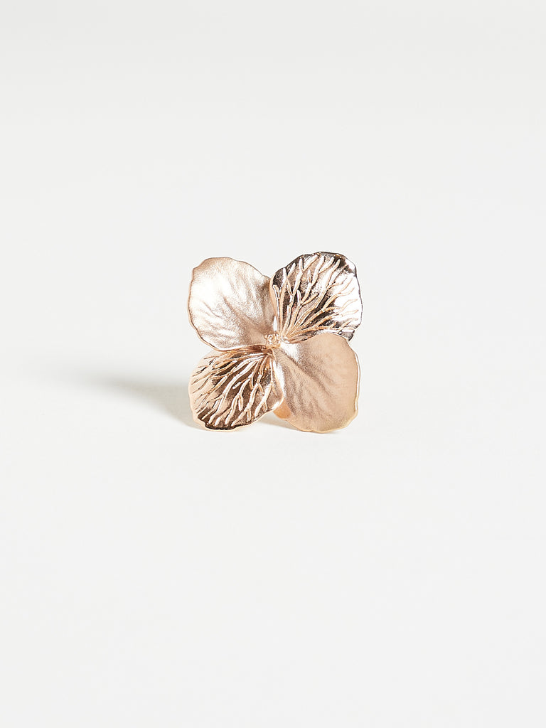 Mira Stella - Hydrangea Petal Ring in 18k Rose Gold
