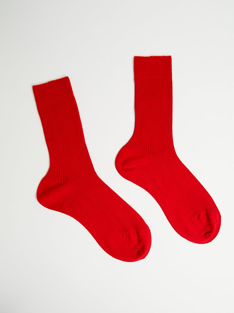 Maria La Rosa Primary Socks in Rosso