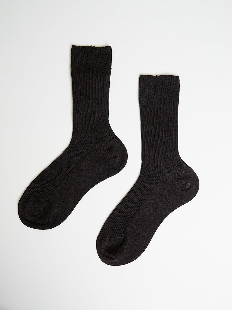 Maria La Rosa - Cashmere Socks in Brown