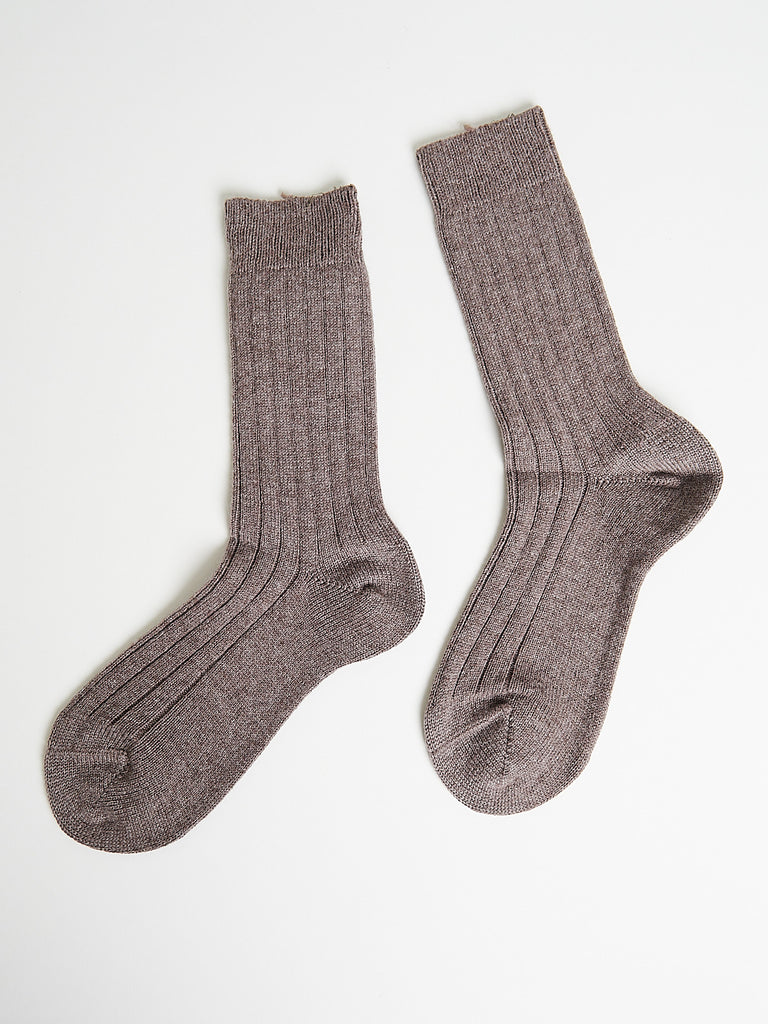 Maria La Rosa - One Kashmir Socks in Nutmeg