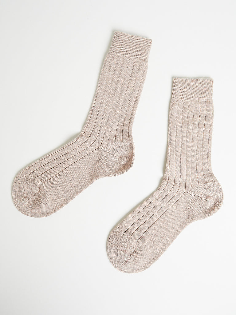Maria La Rosa - One Kashmir Socks in Sand