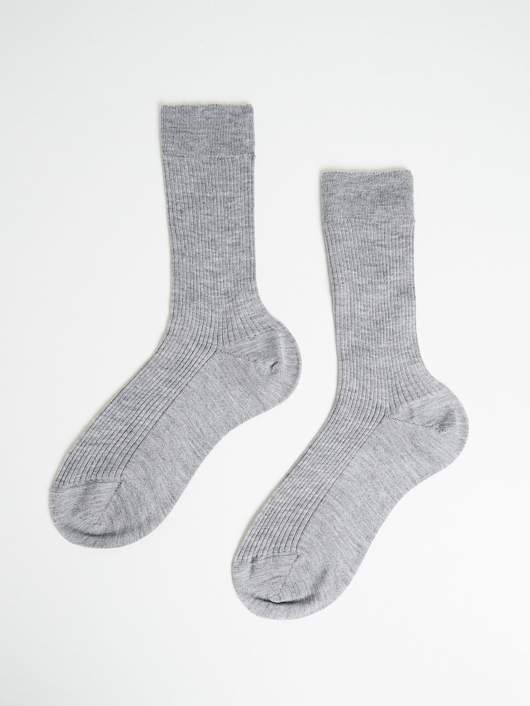 Maria La Rosa - Cashmere Socks in Grey
