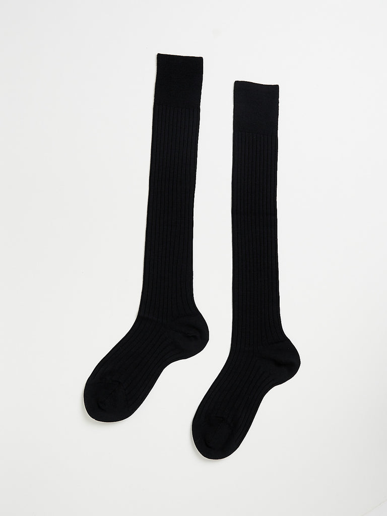 Maria La Rosa - Long Socks in Black