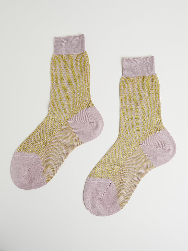 Maria La Rosa Socks in Lime