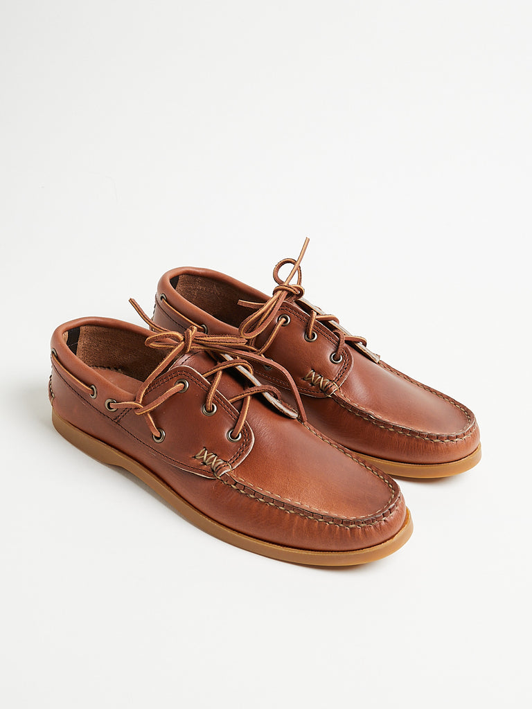 Υuketen Men's Boat Shoes in C Whisky