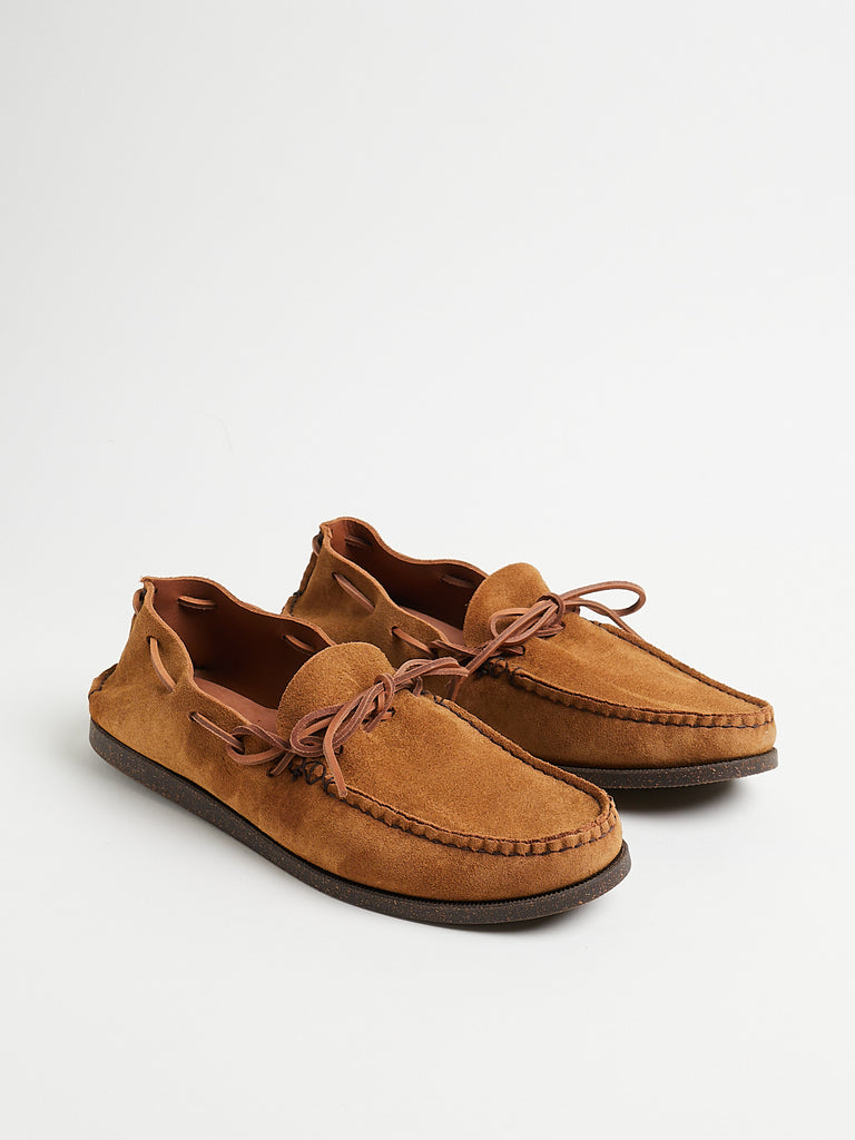 Υuketen Men's Handsewn Canoe Moc w/ Camp Sole in FO G Brown