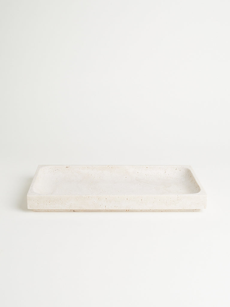 Michaël Verheyden Caro Demi Tray in Marble Travertine