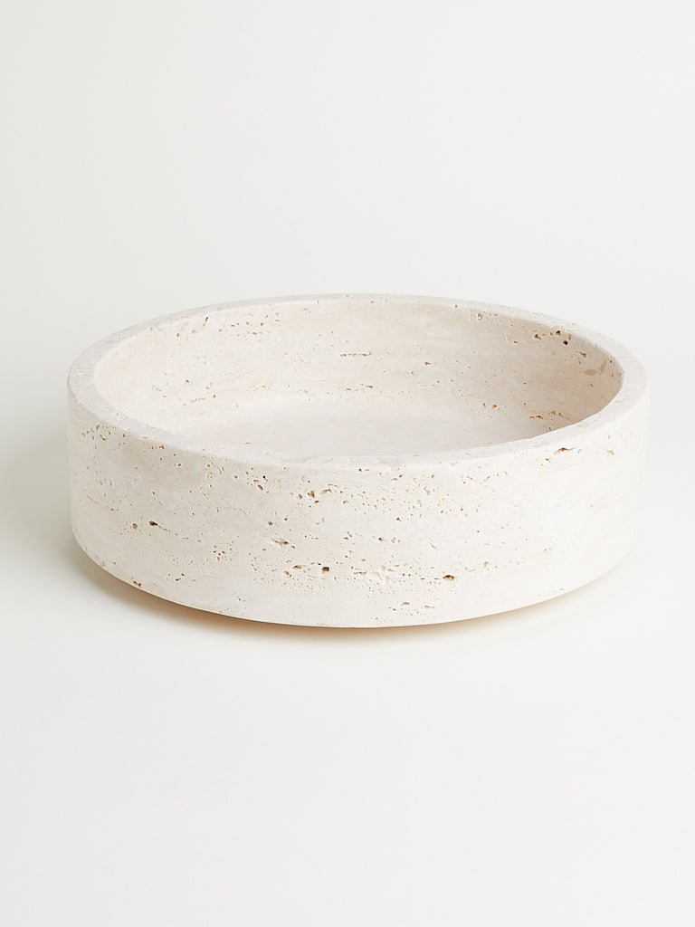 Michaël Verheyden Fruitte Bowl in Marble Travertine