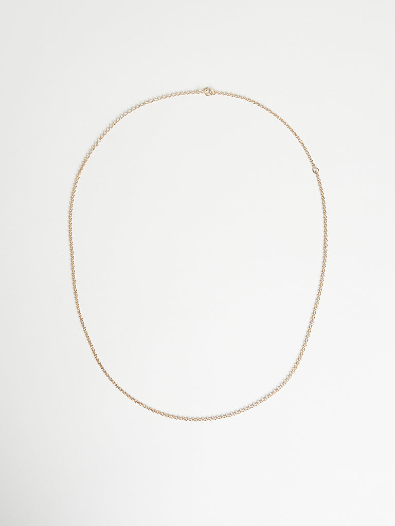 Nathalie Mathoulin Jewellery - Large 2.5mm Trace Chain in 18k Yellow Gold