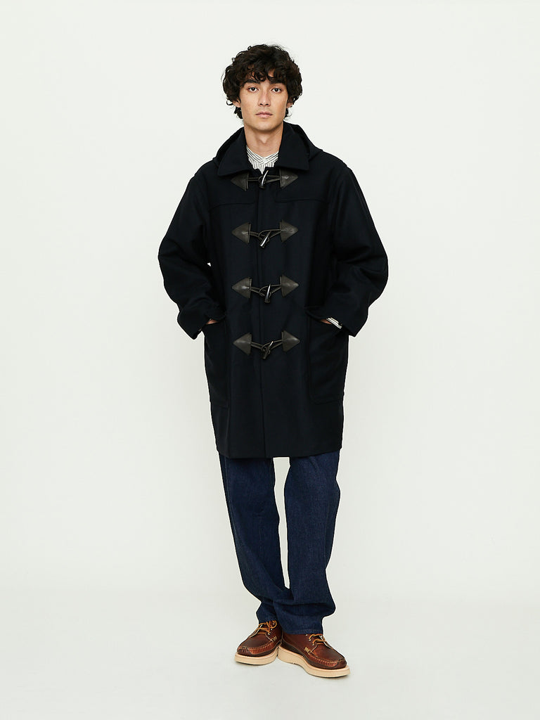 Niceness - R.Wetton Duffle Coat in Dark Navy