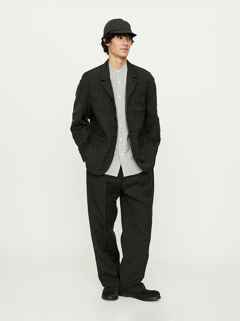 Niceness - S.Schenker Striped Flying V Trousers in Brown