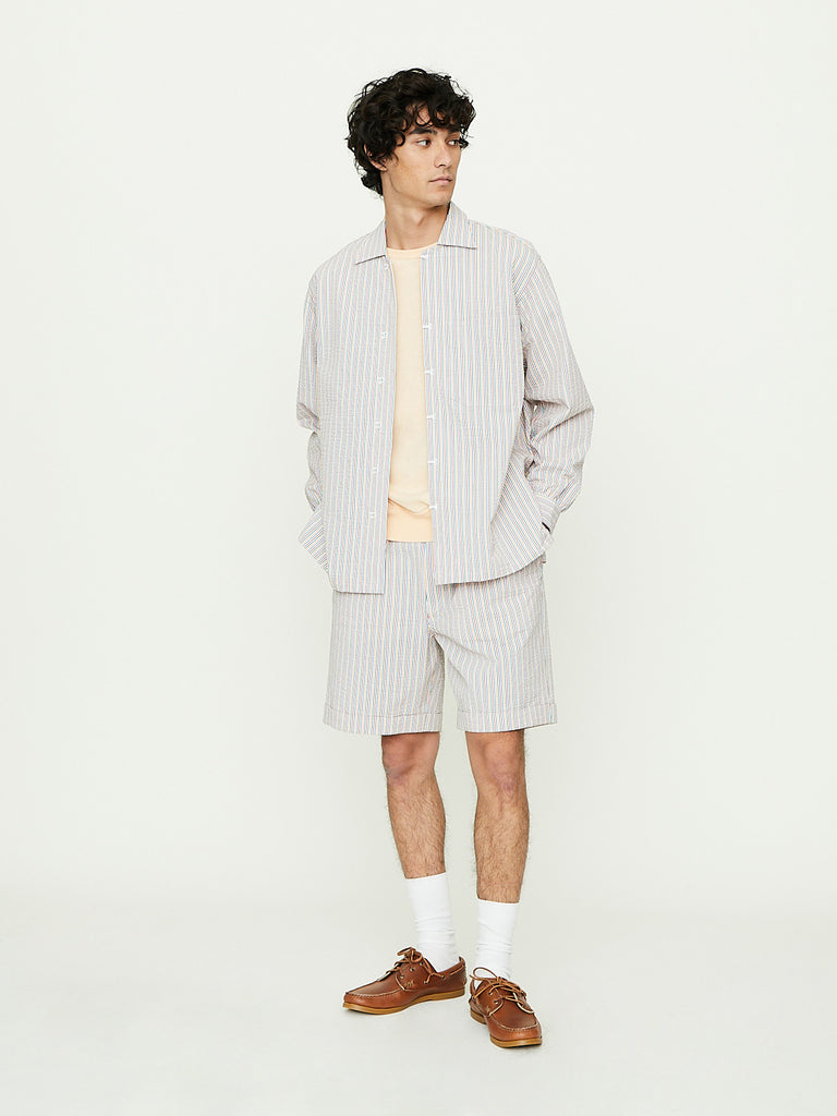Niceness M. Cruz Shorts in Multi Stripe