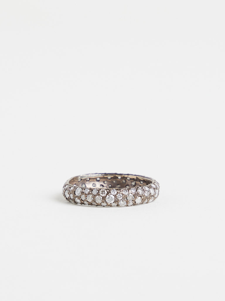 Noguchi Bijoux 1206 Ring in 14k White Gold with 70 White Diamonds