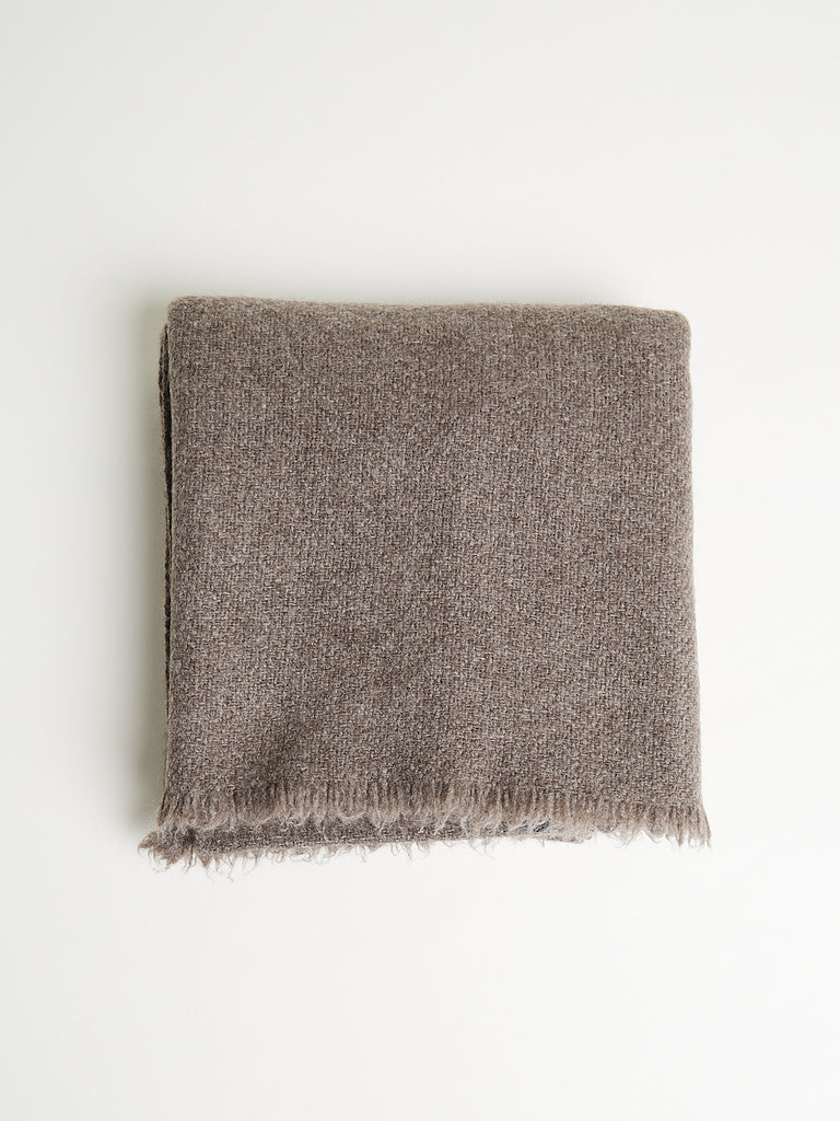 Norlha Nomad Net Scarf in Natural Yak Grey