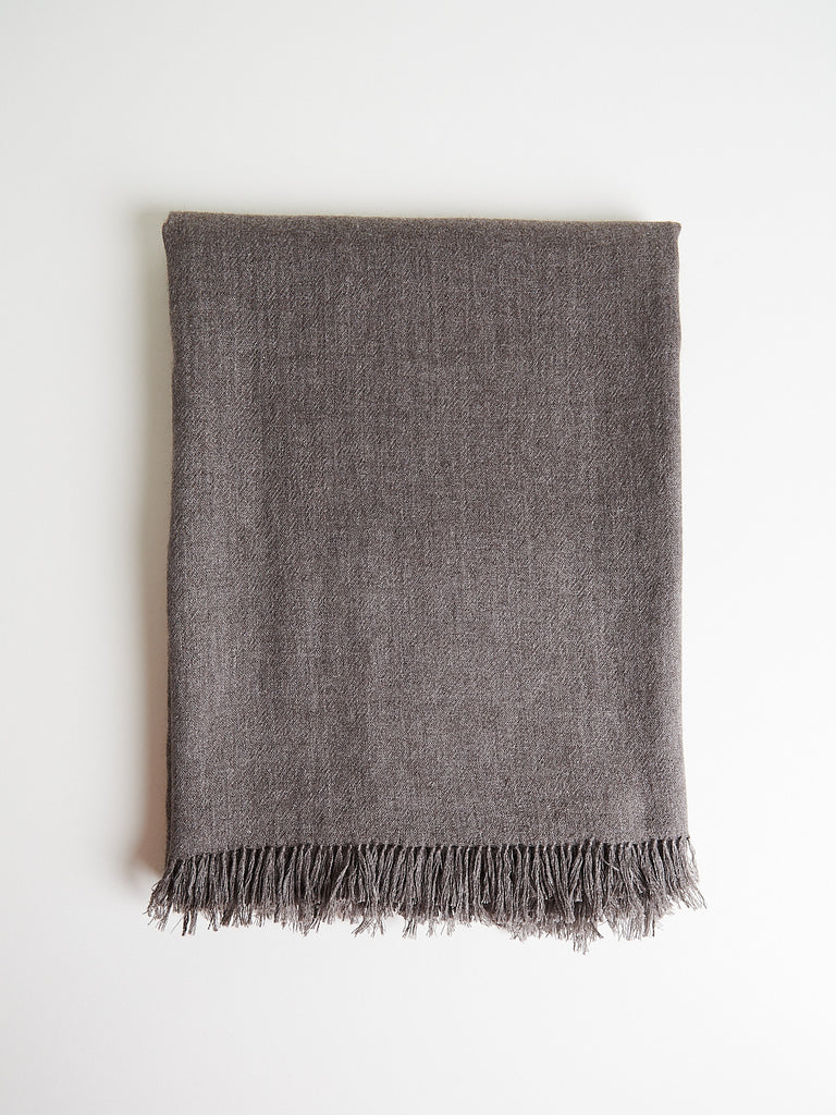 Norlha Chic Shawl in Natural Yak Brown