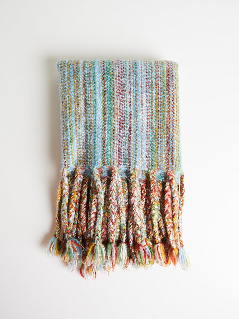 Norlha Handspun Rainbow Baby Blanket