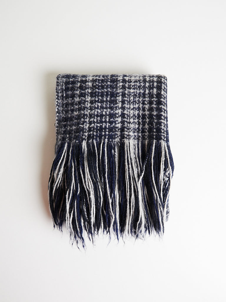 Norlha Handspun River Scarf in Stream Blue