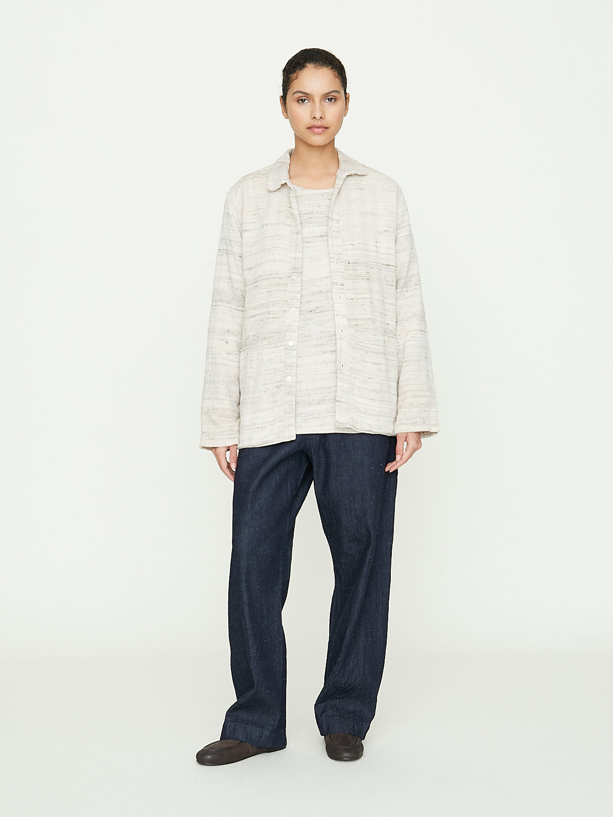 Church Pockets Oliver Church - Pockets Shirt in Lined Katiya Silk – Mouki Mou