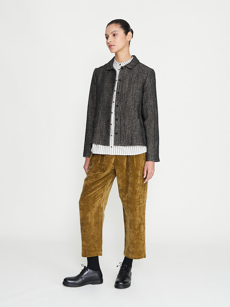 Apuntob - Cotton Trousers in Forest