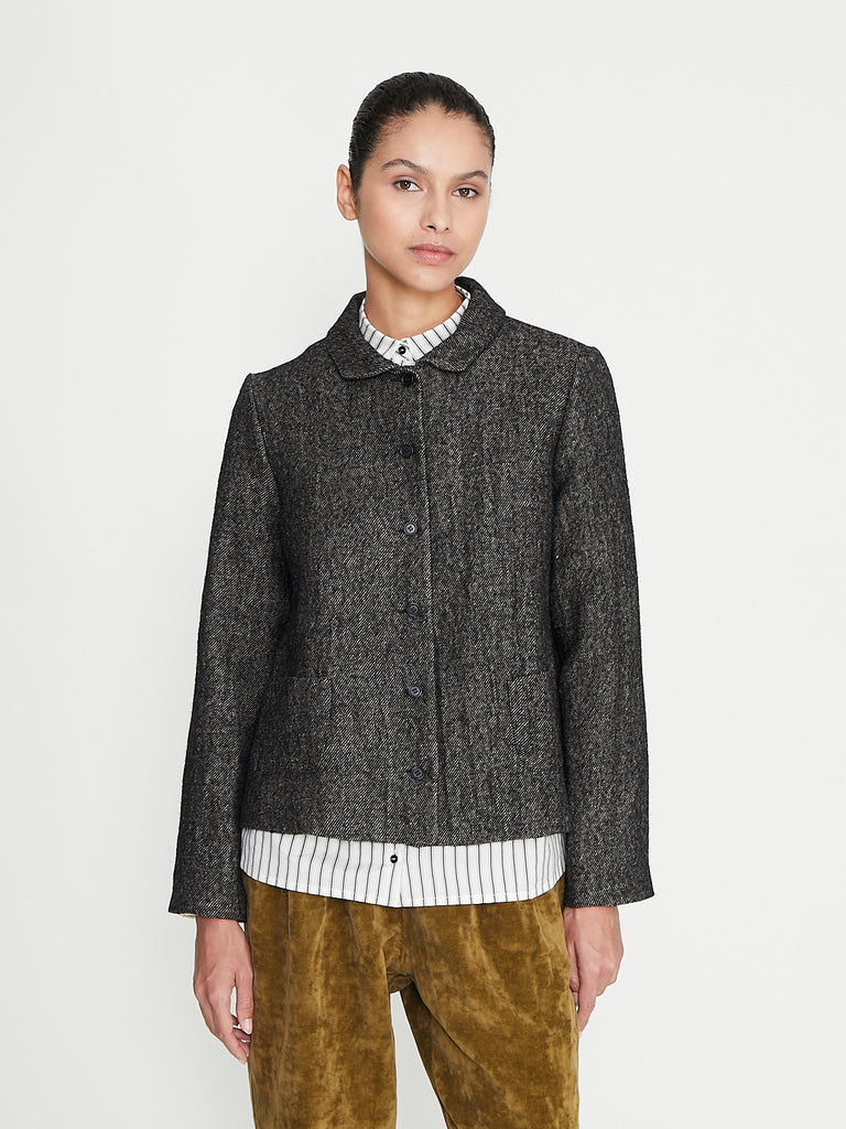 Apuntob - Heavy Hemp Jacket in Black