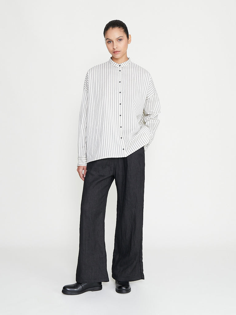 Apuntob - Overdyed Trousers in Anthracite