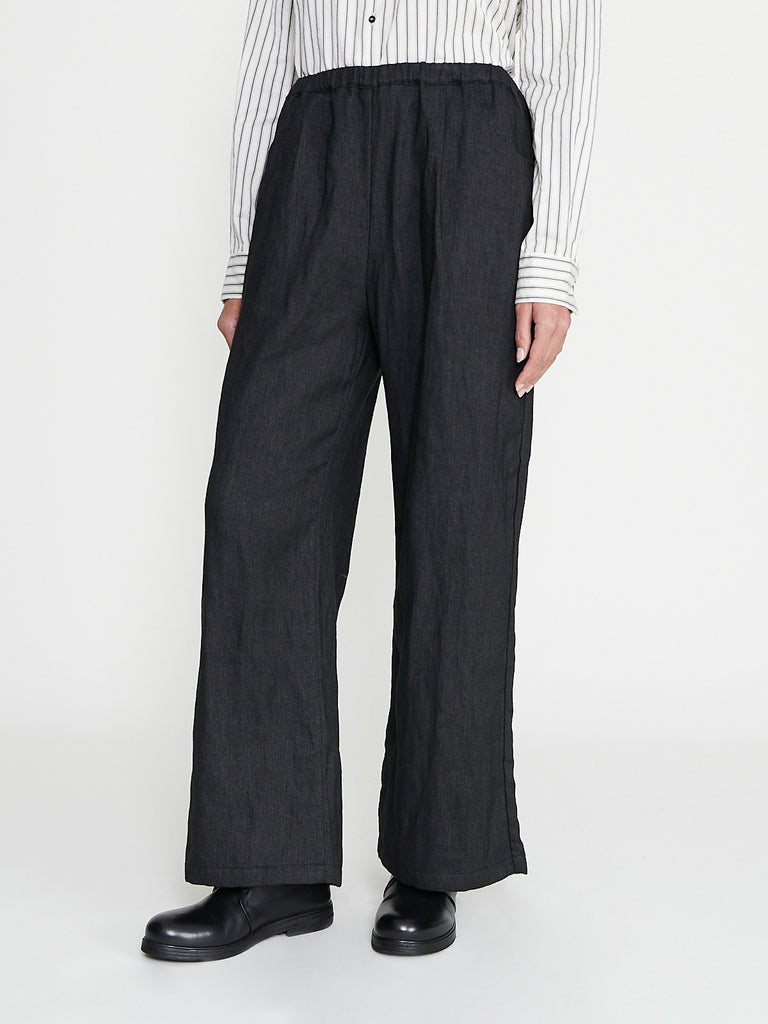 Apuntob - Overdyed Trousers in Anthracite