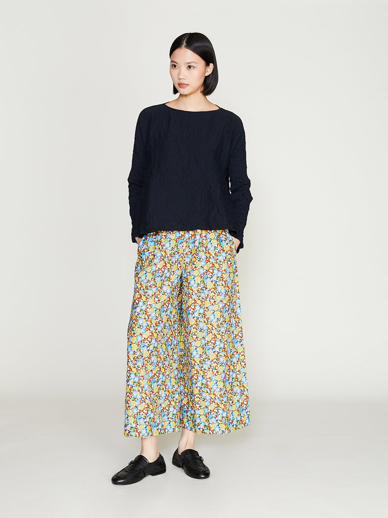 Daniela Gregis - Pantalone Trousers Pigiama Tasche Lavato in Small Flowers 4