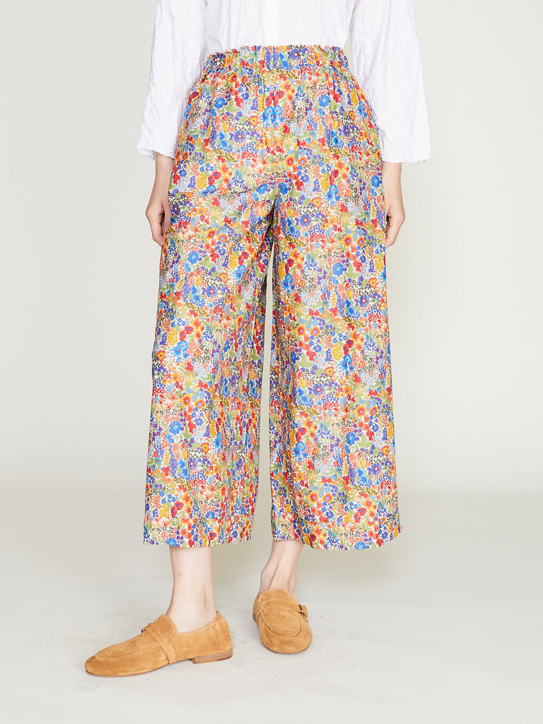 Daniela Gregis - Pantalone Trousers Pigiama Tasche Lavato in Small Flowers 2