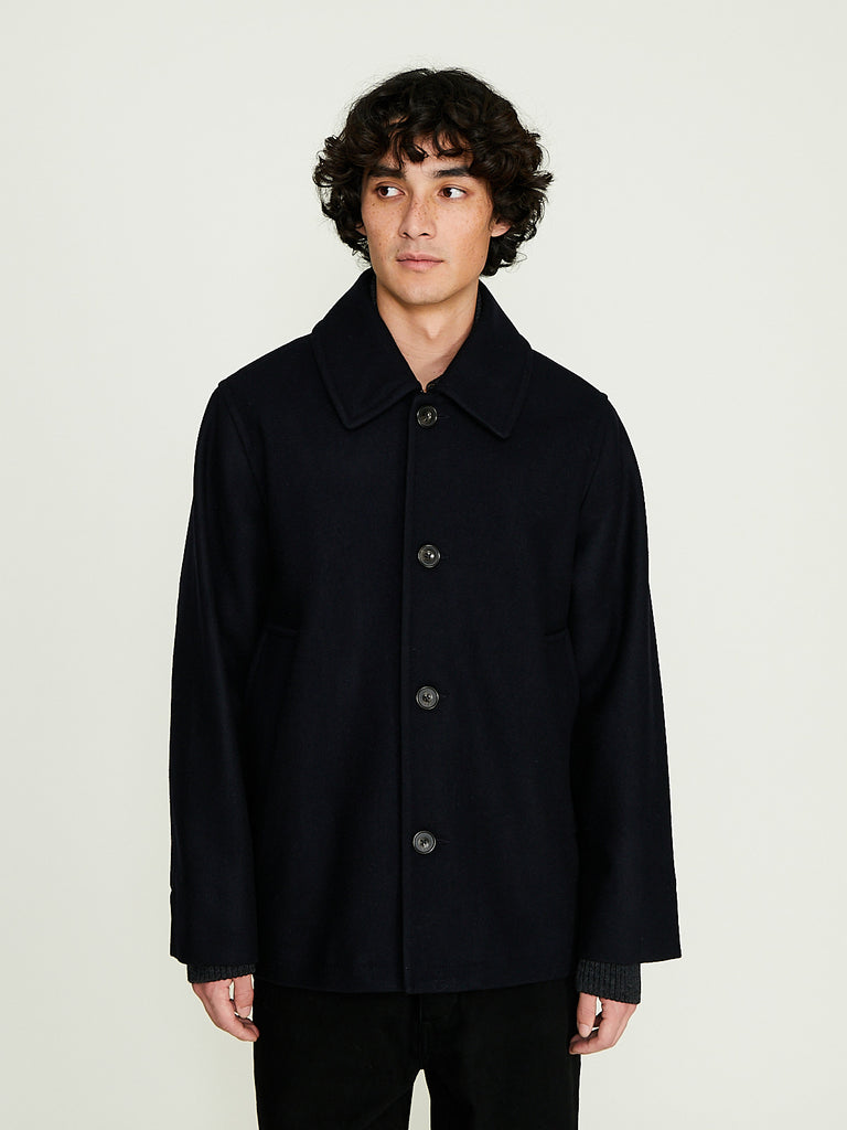 Parages - Harbour Wool Jacket in Navy