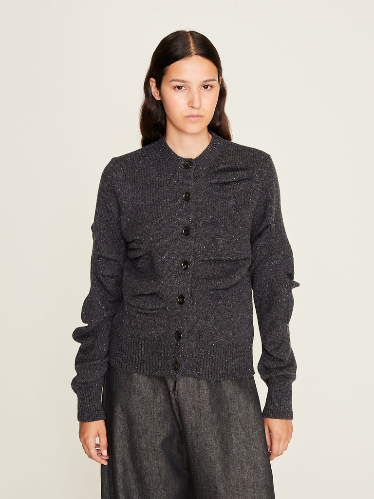 Pillings - Unstable Cardigan in Charcoal Grey
