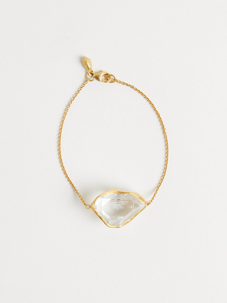 dosa x Pippa Small Metamorphic Herkimer Single Stone Chain Bracelet