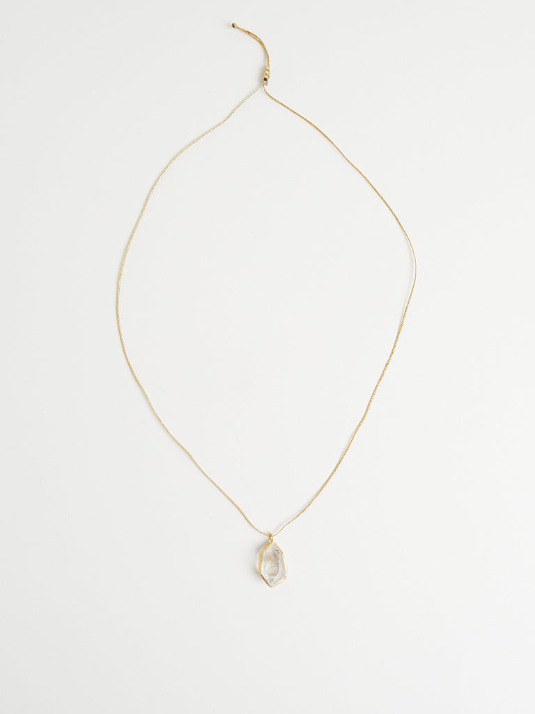 dosa x Pippa Small Colette Set Pendant with 22.95ct Herkimer on Cord