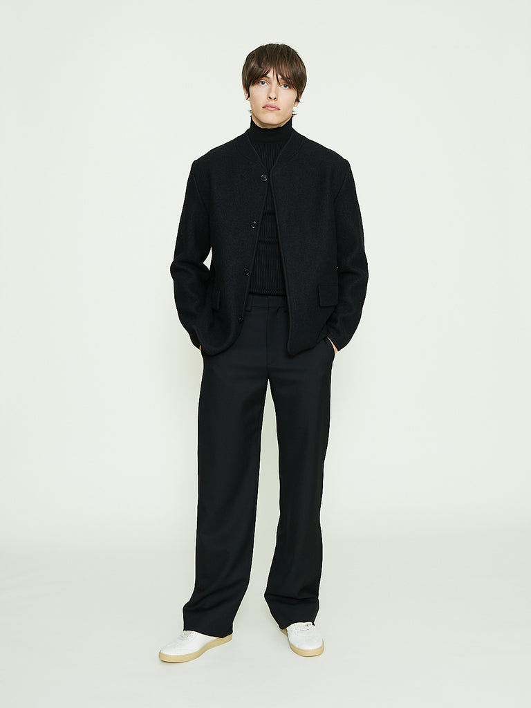 Rier Gabardine Trousers in Black