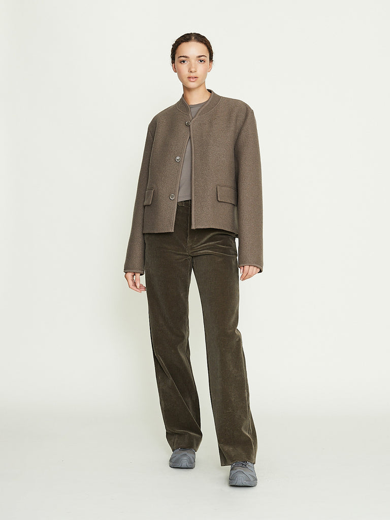 Rier Walker Jacket City Crop in Castoro