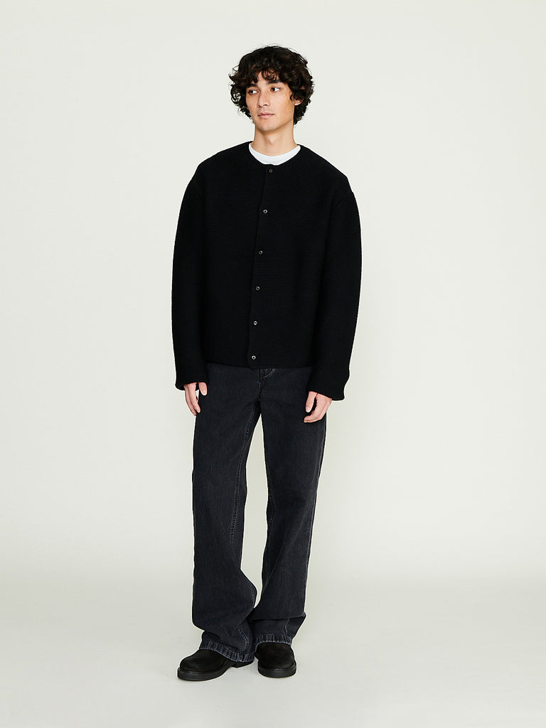 Rier - Cardigan Oversize in Black Links Links