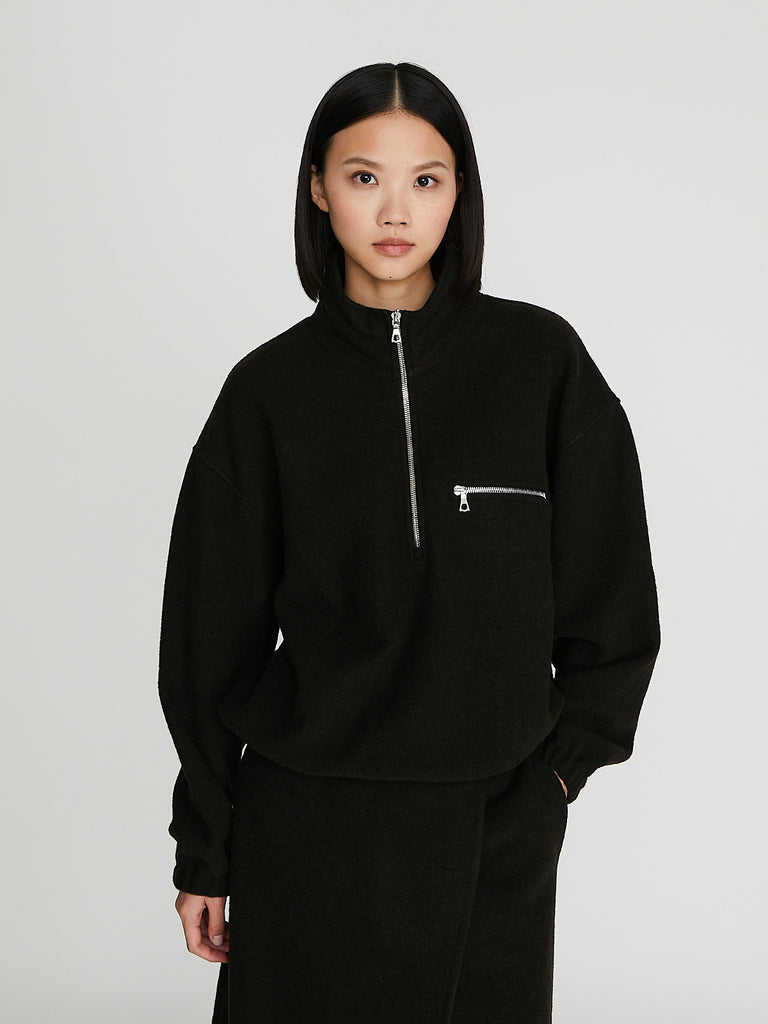 Rier - Polar Fleece in Tourbe Fleece