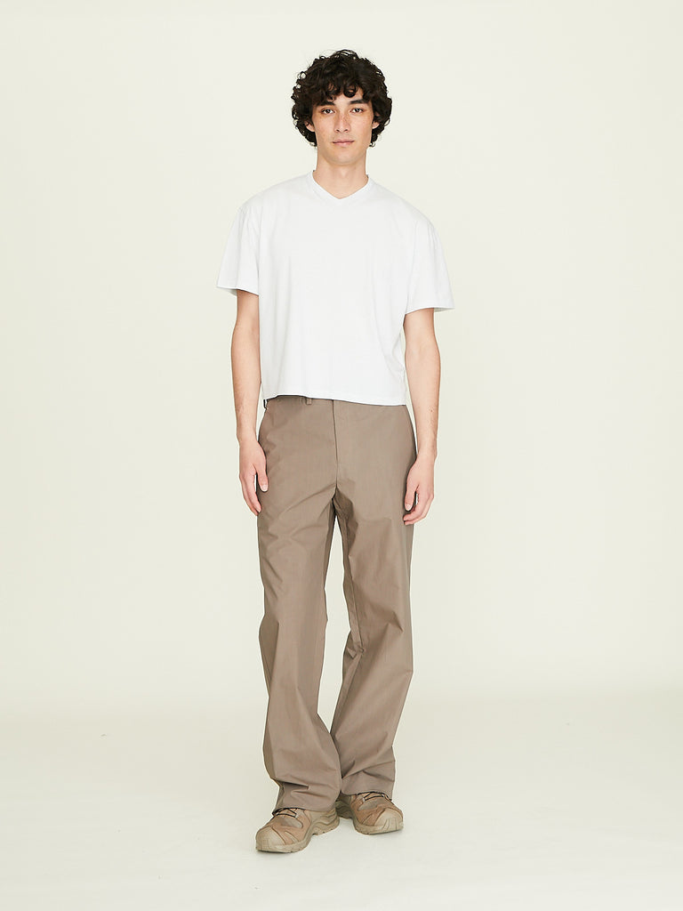 Rier V-Neck T-Shirt Short Sleeves in Perle